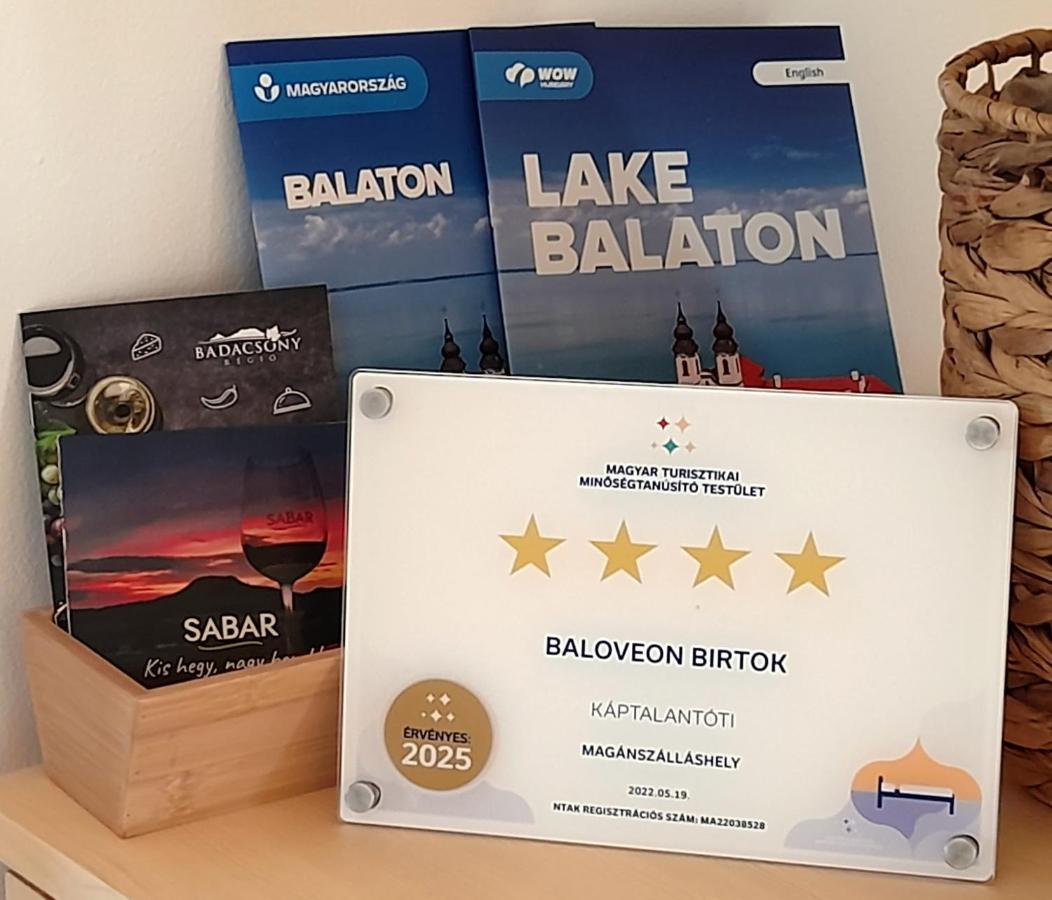 Baloveon Birtok Kaptalantoti ภายนอก รูปภาพ